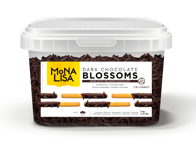 Blossoms Mona Lisa Callebaut Raspas de Chocolate Amargo 1kg