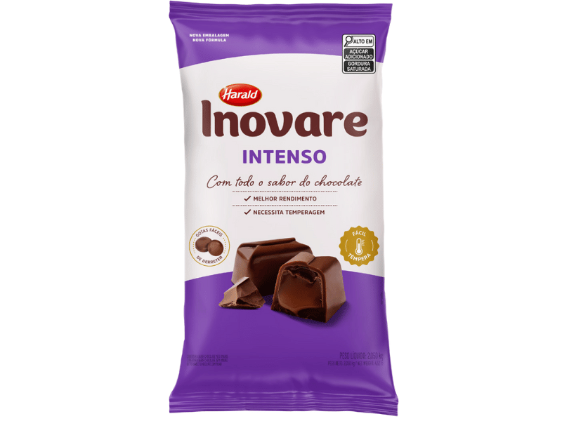 Chocolate Harald Inovare Intenso Gotas 2,05kg