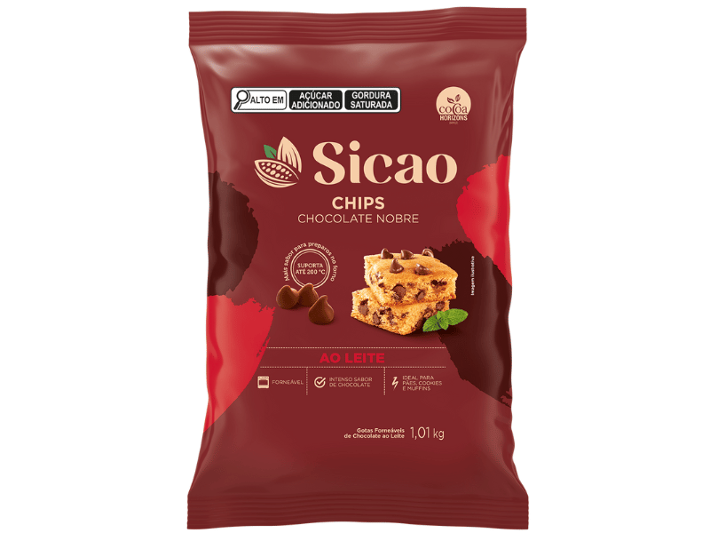 Chocolate Sicao Nobre Chips ao Leite 1,01kg