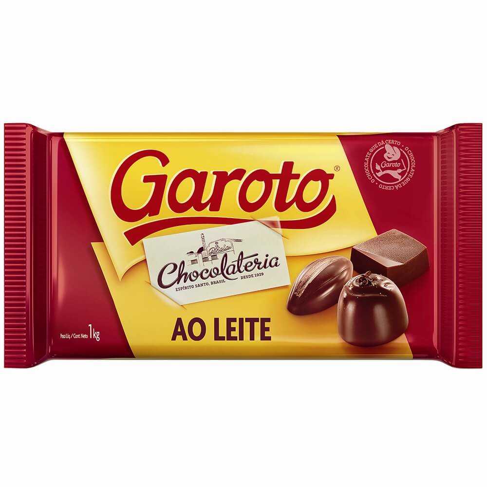 Chocolate Garoto ao Leite 1kg