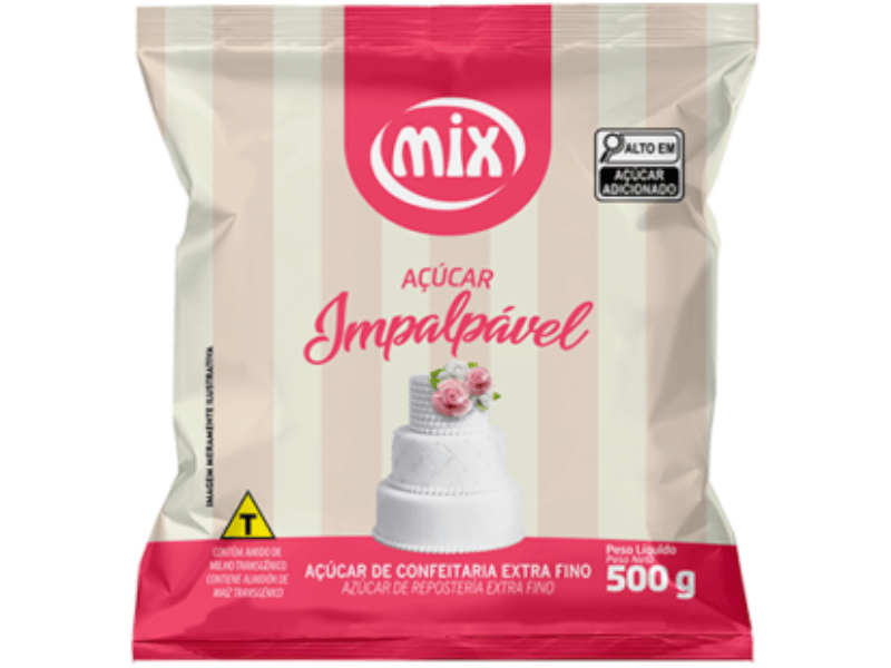 Açúcar Impalpável 500 g - Mix