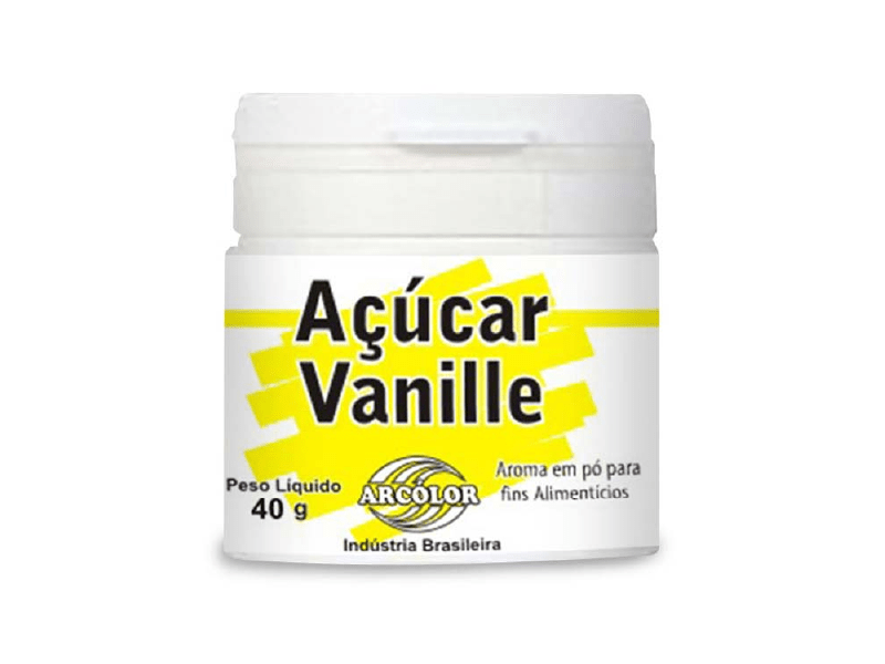 Açúcar Vanille 40g - Arcolor 