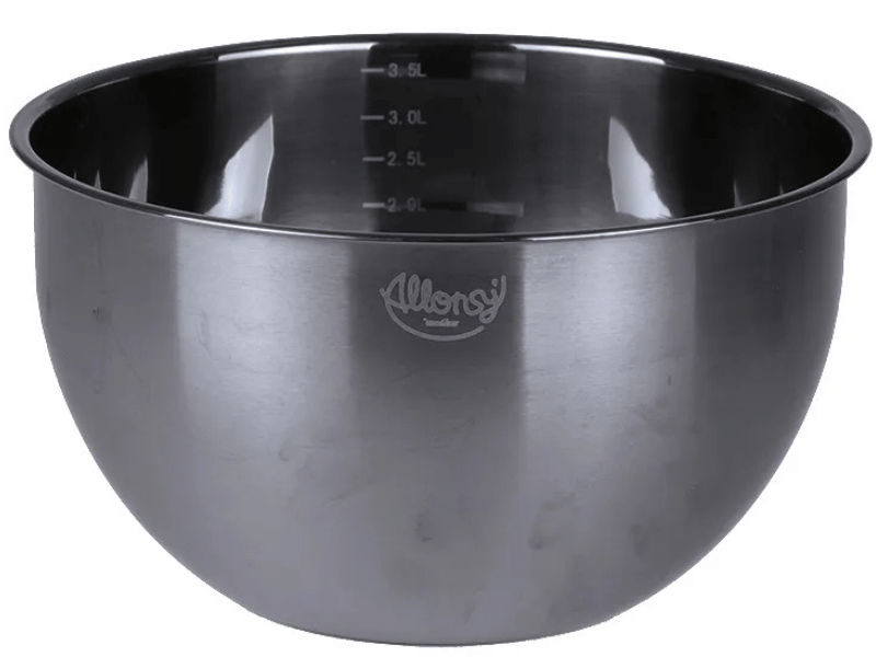 Bowl Multiuso Inox Preto 3,5L - Allonsy