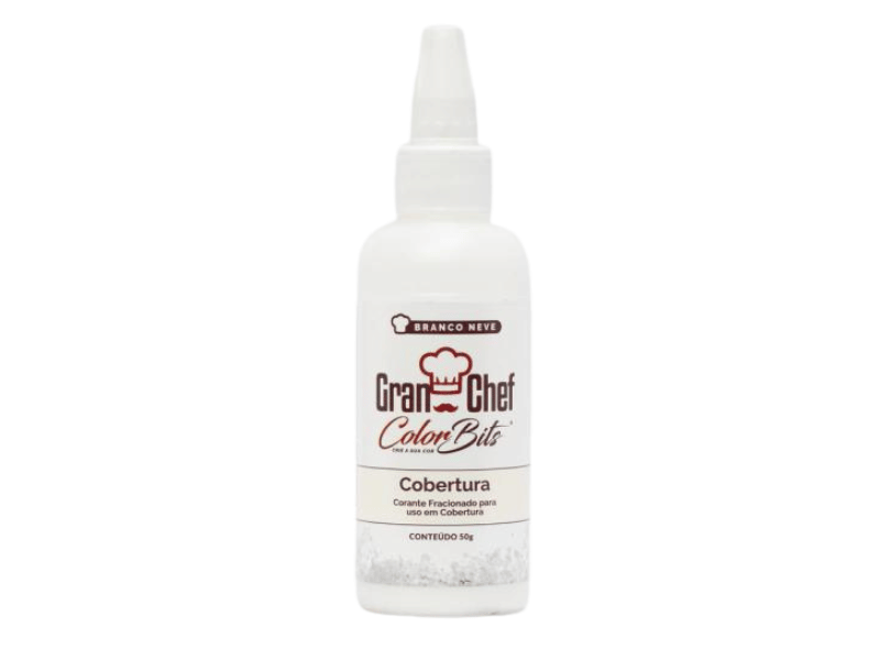 Corante Color Bits para Cobertura de Chocolate Branco 50g - Gran Chef