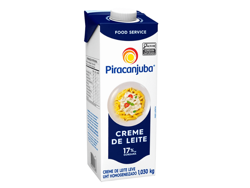 Creme de Leite 17% de Gordura 1,03kg  - Piracanjuba