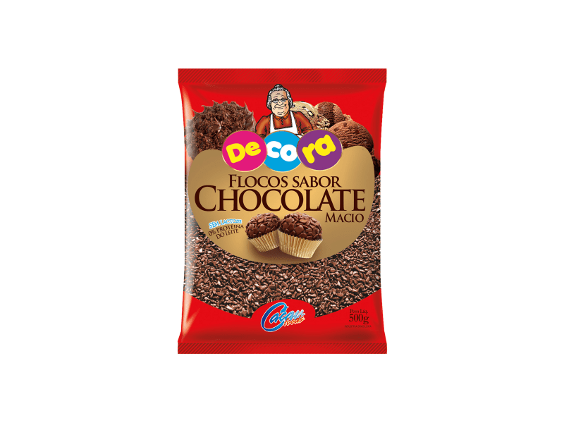 Granulado Flocos de Chocolate 500g - Cacau Foods 