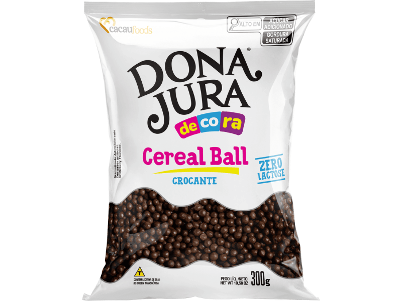 Mini Cereal Crocante Ball Chocolate 300g - CacauFoods