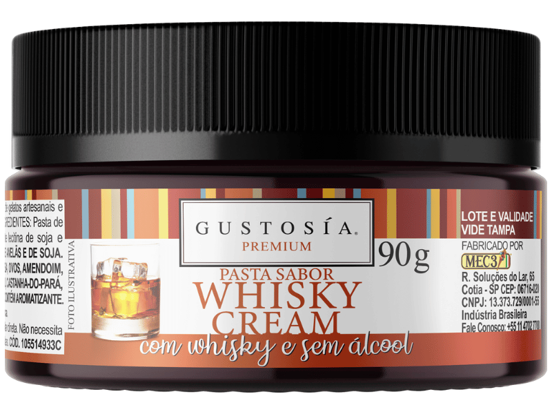 Pasta Saborizante Whisky 90g - Gustosía Premium