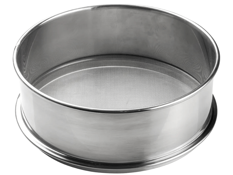 Peneira Trama Fina Aço Inox 20x7 cm - Allonsy