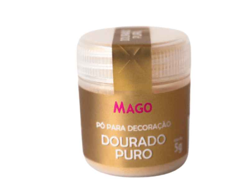 Pó para Decoração Dourado Puro 5g - Mago 