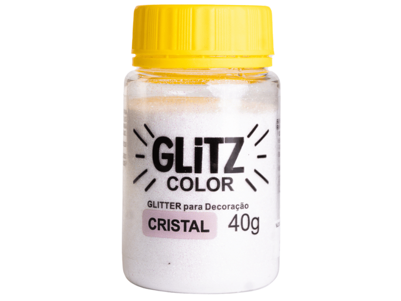 Pó para Decoração Glitter Color Cristal 40g - Fab!