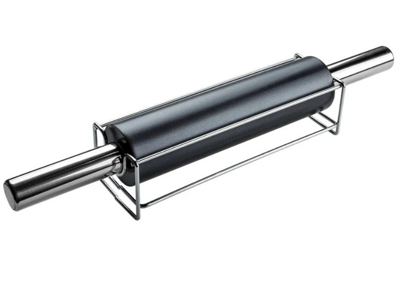 Rolo Liso para Massa c/ Suporte Aço Inox  47x6 cm - Allonsy