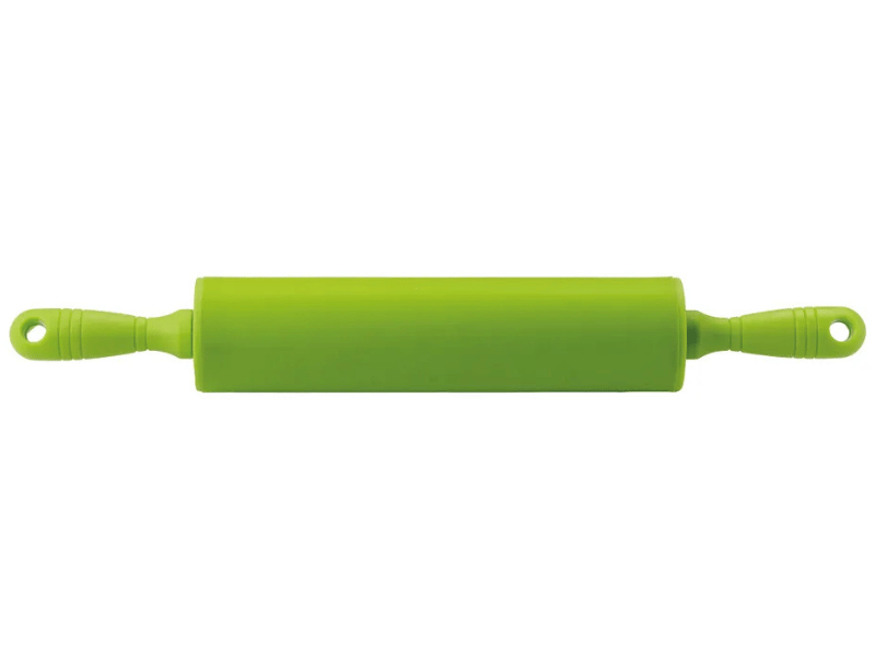 Rolo Liso Silicone para Massas Verde 31,5x4 cm - Allonsy