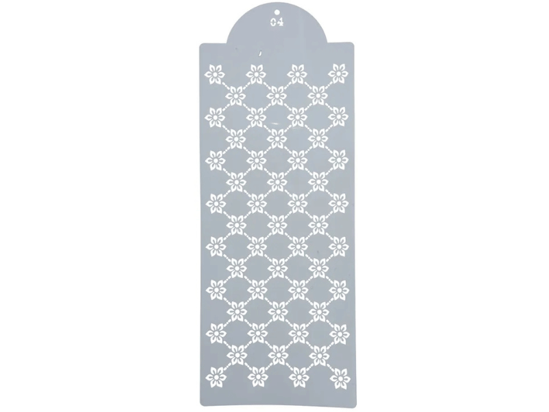 Stencil Bolo Floral ST 04 - Allonsy