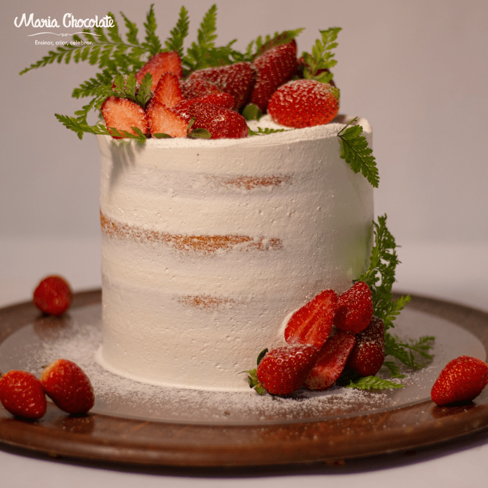 Curso Pr Tico Naked Cake Espatulado H S H Maria Chocolate Produtos E