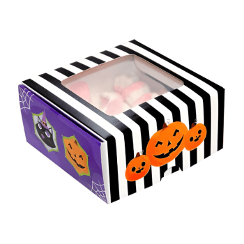 Caixa para Doces Halloween 8x8x4 cm c/ 01 unidade - Ideia Embalagens