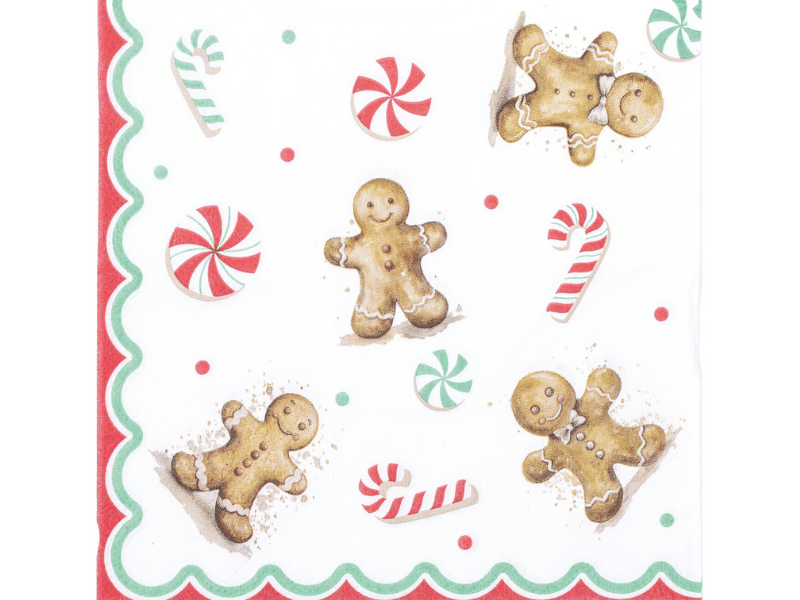 Guardanapo de Papel Gingerbread c/ 20 unidades - Cromus