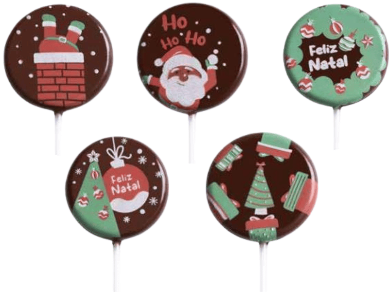 Blister Natal para Chocolate Pirulito BLN019401 - Stalden