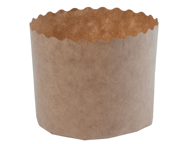 Forma de Panetone Natural 1kg c/ 50 unidades - Ecopack