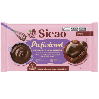 Chocolate Sicao Profissional Meio Amargo 2,01kg