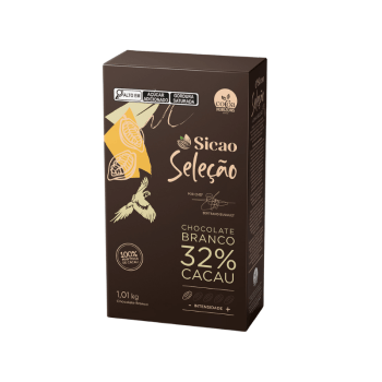 Chocolate Sicao Seleção Gotas Branco 32% 1,01 kg