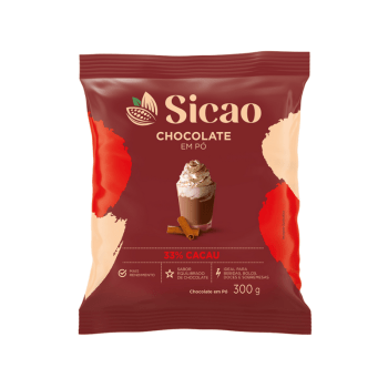 Chocolate em Pó 33% Cacau 300g - Sicao