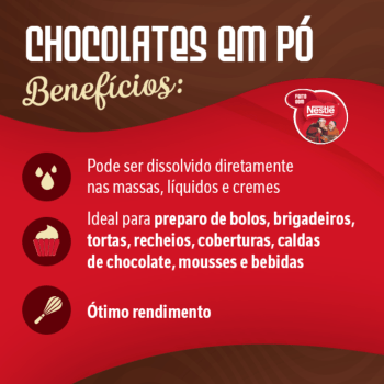 Chocolate em Pó Nestlé 50 % Cacau 1,01kg