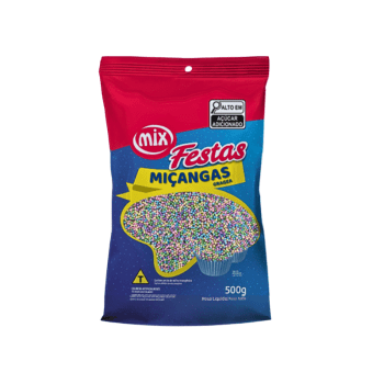 Confeito Miçangas Candy Colors 500g - Mix