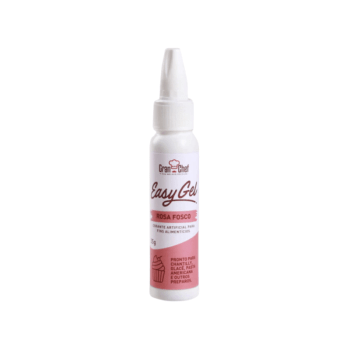 Corante Easy Gel Rosa Fosco 25g - Gran Chef