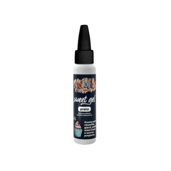 Corante Sweet Gel Preto 25g Coloriz - Gran Chef