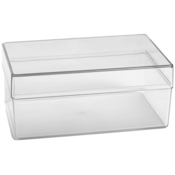 Caixa Cake Box Retangular 9,5x14,5x6,2 cm 500ml - BlueStar