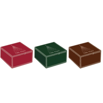 Caixa para 6 Brigadeiros Magia Natal 12x8x3,5 cm c/10 unidades - Cromus