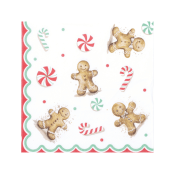 Guardanapo de Papel Gingerbread c/ 20 unidades - Cromus